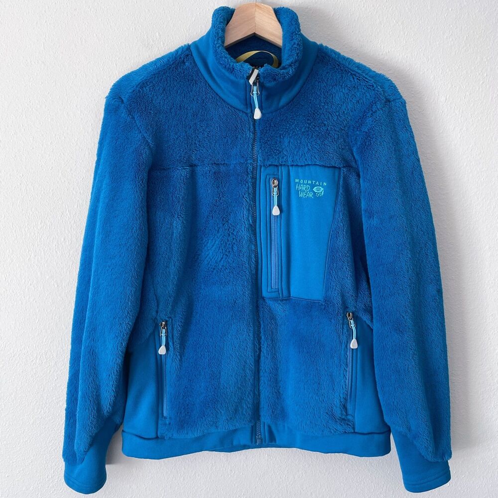 Mountain Hardwear Polartec High-Loft Monkey Fleece Jacket Women's Size M Blue